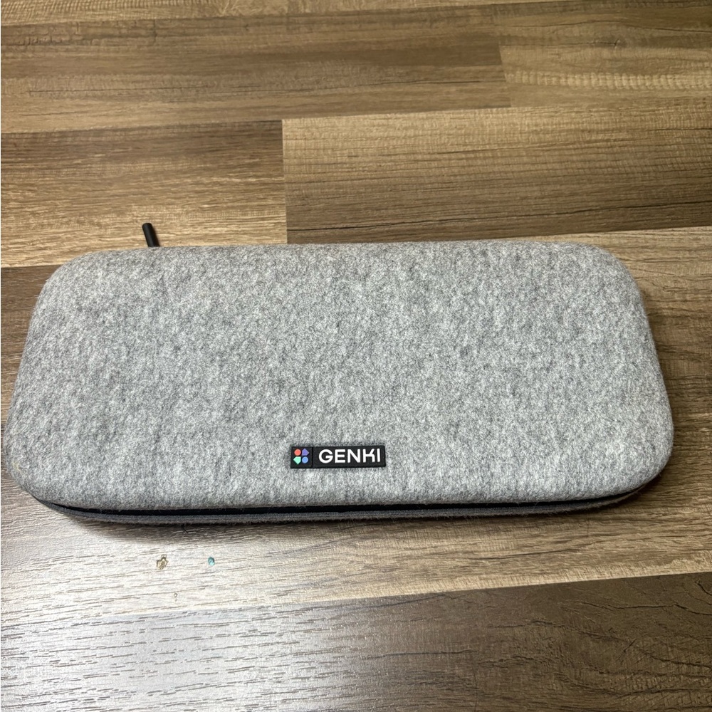 Genki Gray Hard Shell Padded Carrying Case with Partitions for Nintendo Switch